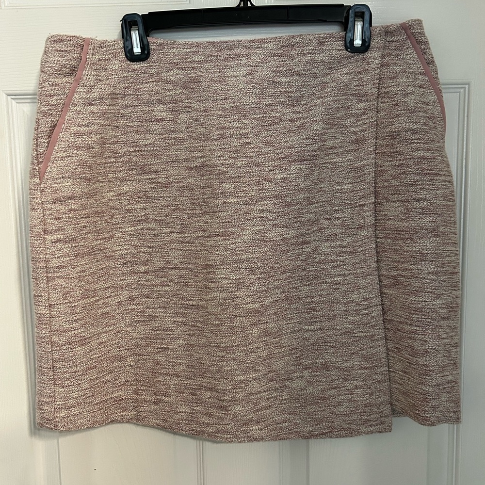 LOFT Elegant Pink Tweed Skirt NWT